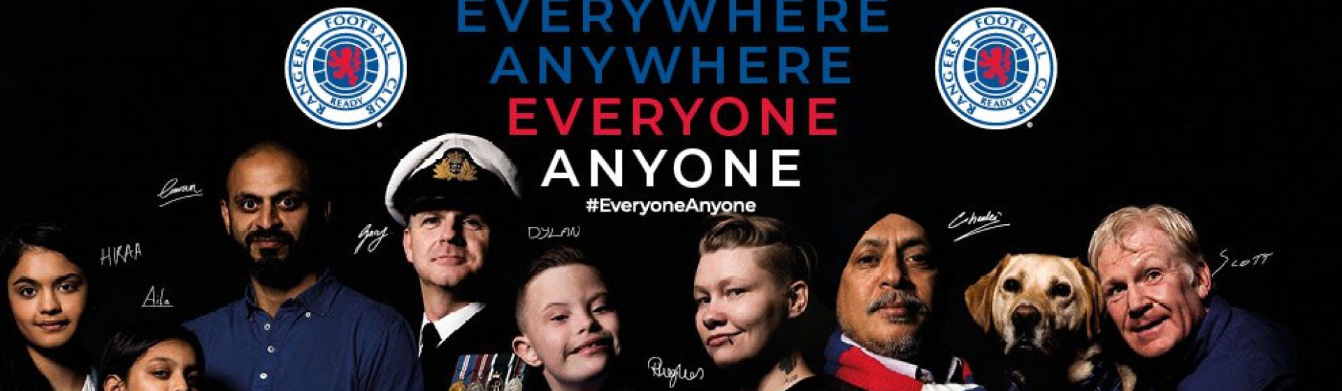 Rangers launches new inclusion & diversity campaign header